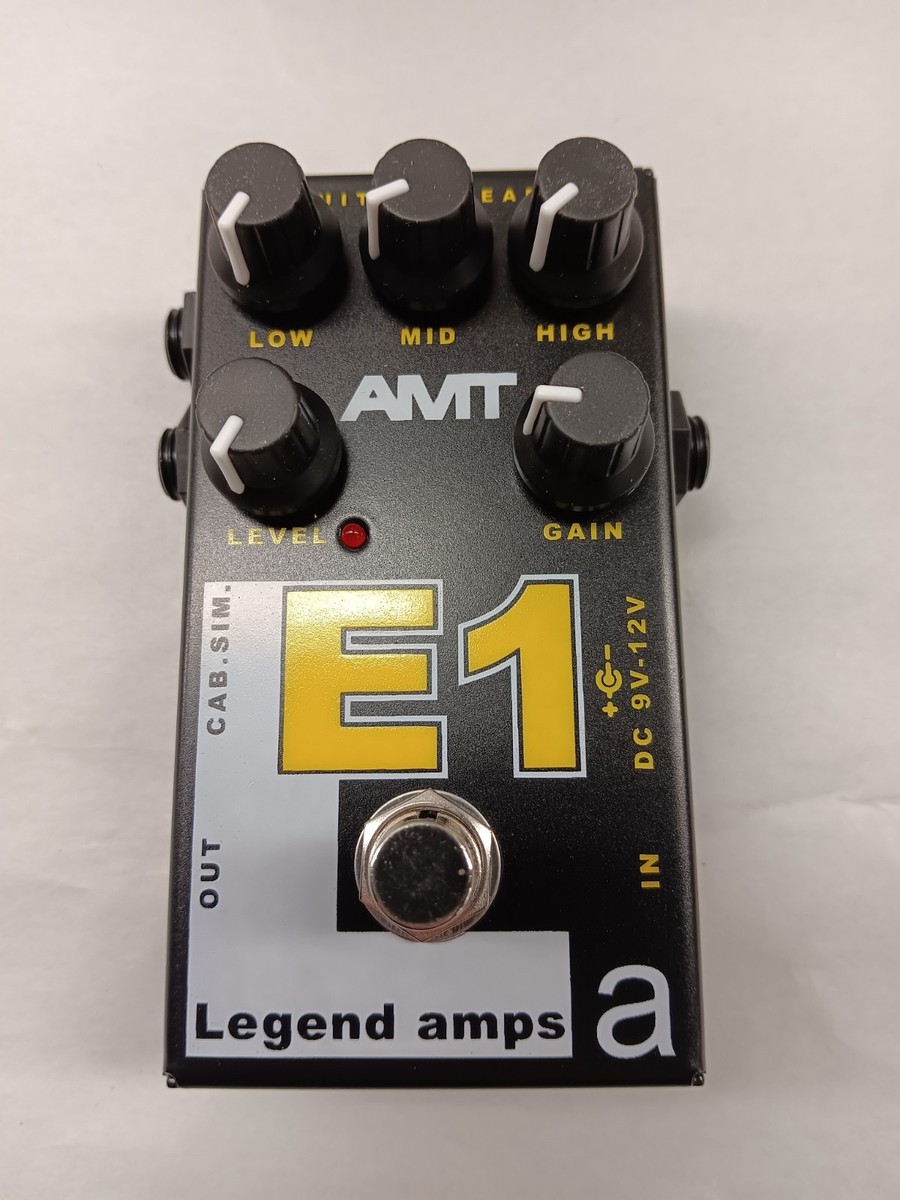 ギター AMT ELECTRONICS E1 Legend Amp Series AMT S2 — 2 channels guitar preamp/distortion pedal (Soldano