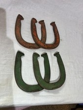 Vintage Diamond Double Ringer A & B Horseshoes Drop Forged Duluth 2.5 Set of 4 