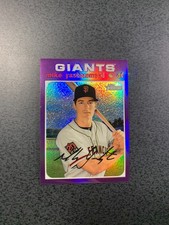 2020 Topps Heritage Mike Yastrzemski Chrome THC-426 Purple Refractor