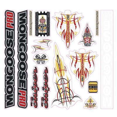 2002 Mongoose - PRO Sniper Decal set - for Gray frame