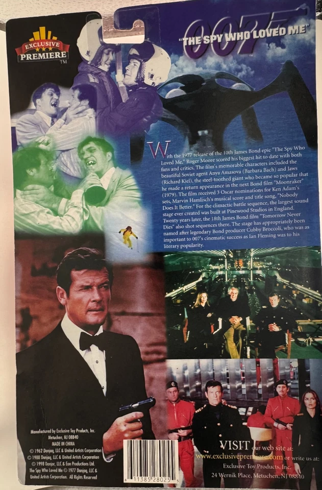 Figura de acción de colección 1998 James Bond 007 edición limitada The Spy Who Loved Me Foto 2 de 4