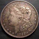 1921 Morgan Dollar - LightlyCirculated