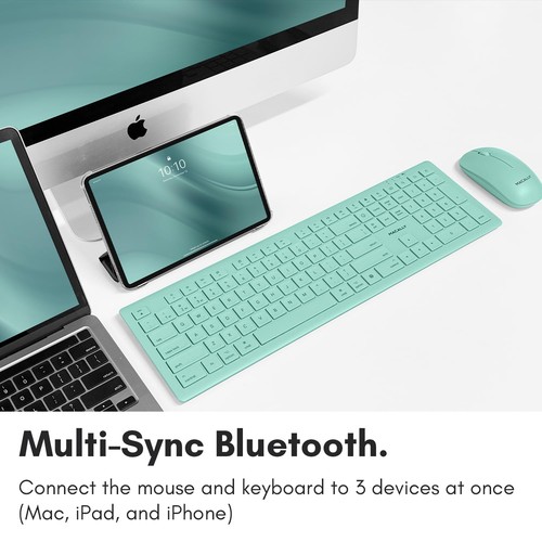 Wireless Keyboard and Mouse Combo for Mac mini/Pro, iMac, MacBook, iPad, iPho... - Picture 3 of 6