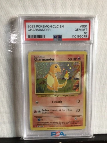 2023 POKEMON CLC EN CHARMANDER #001 PSA 10