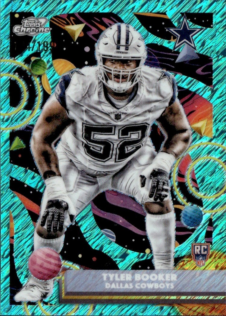 2025 Topps Chrome Cosmic Tyler Booker #128 #/199 Aqua Equinox Refractor