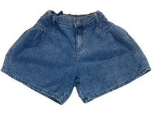 Cat Jack Girls Denim Shorts Sz XL 10-12 Adjustable Waist Casual Vacation Camp