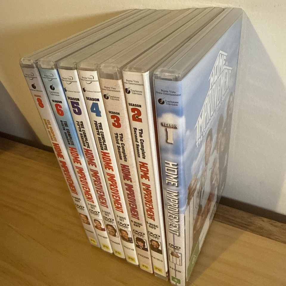 Juego de DVD de mejoras para el hogar temporadas 1-6 + 8 Tim The Toolman Taylor and Co - R4 Foto 2 de 4