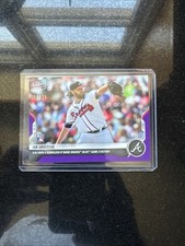 2021 TOPPS NOW #952 IAN ANDERSON BRAVES ROOKIE NLDS Game 3 Purple Parallel 25/25