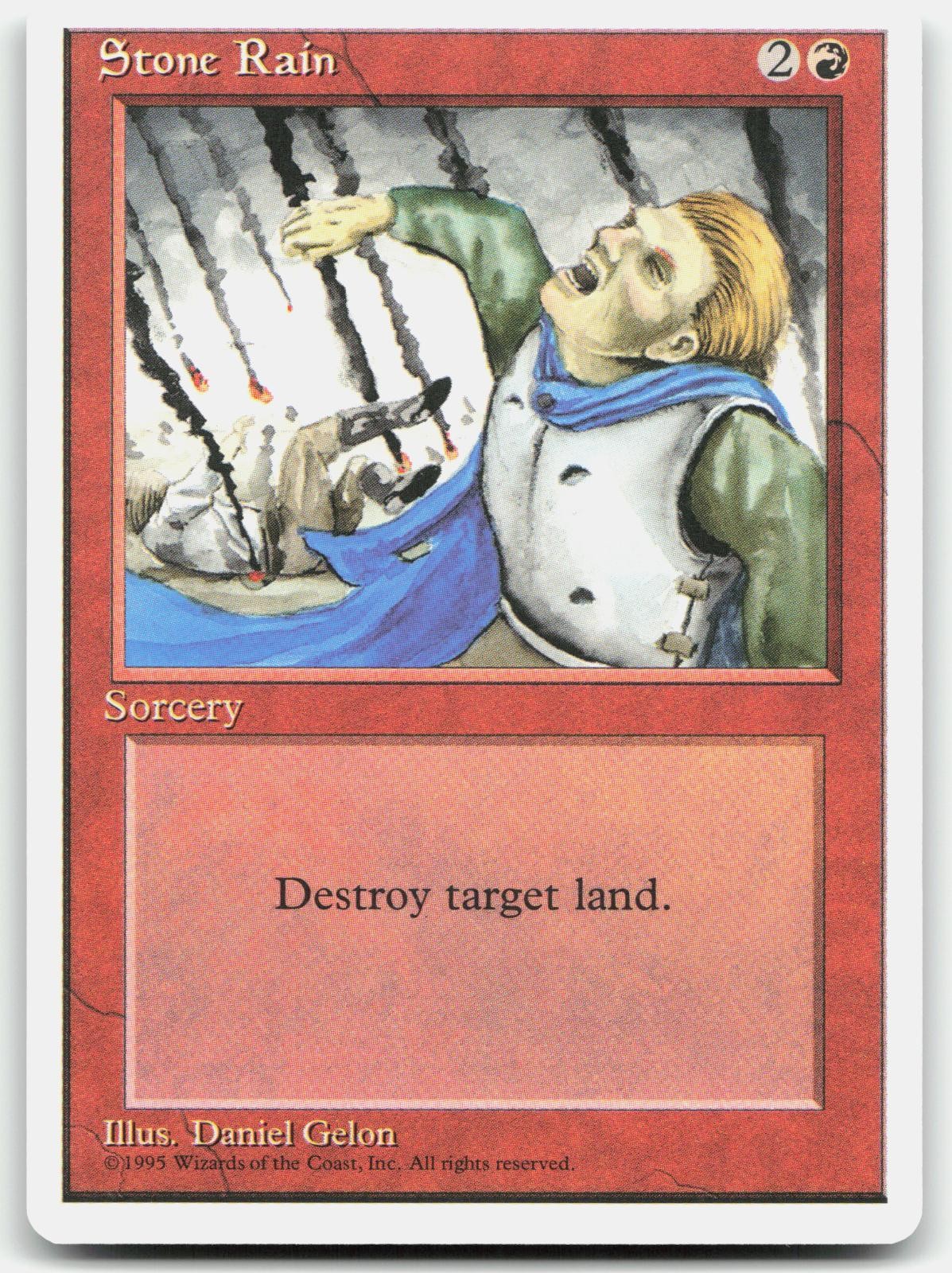 Stone Rain Common Fourth Edition Magic: The Gathering Near Mint