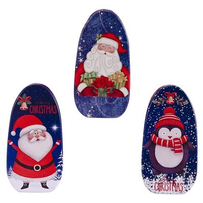 3pcs Cartoon Candy Box Tinplate Candy Packing Box Geschenkbehälter Weihnachtsbox
