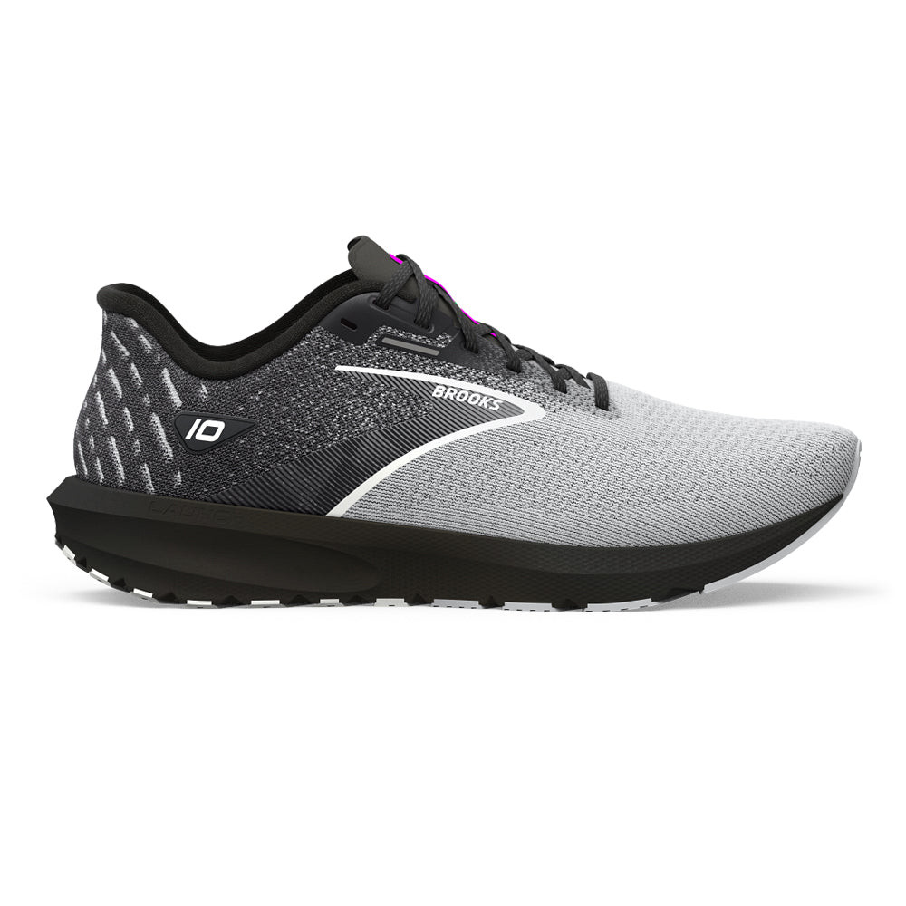 Мужские кроссовки Brooks Launch 10, Черный / Черненый жемчуг / Белый, ширина 8 дюймов, США
