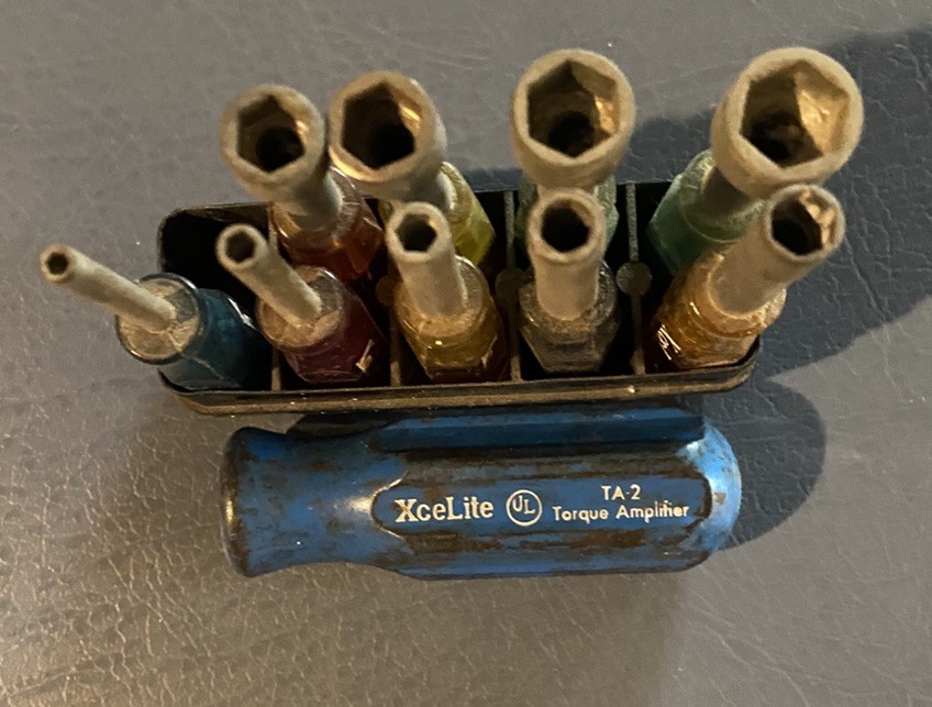VINTAGE XCELITE USA NUTDRIVER TOOL SET 3/32
