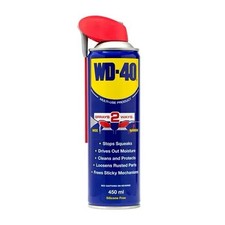 WD-40 Multi-Purpose Lubricant Spray with Smart Straw - 450ml (44137)