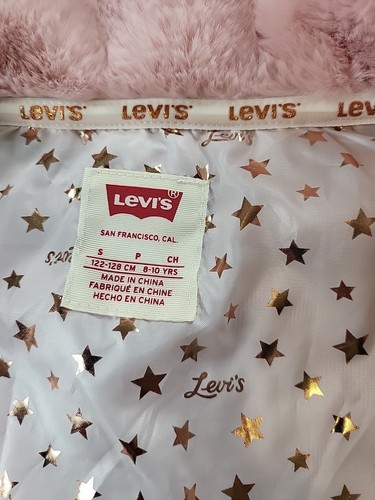 NWT-LEVI STRAUSS GIRL'S PINK JACKET ~SIZE SMALL 8-10 YRS PS - Picture 4 of 7