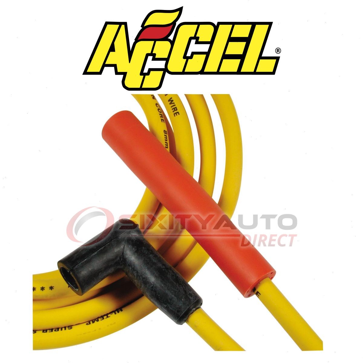 ACCEL Spark Plug Wire Set for 1977 Pontiac Grand Prix 5.7L 6.6L V8 - ey