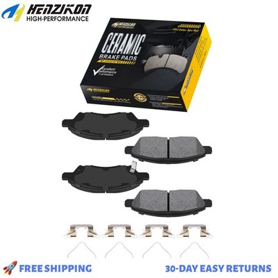 Front Brake Pads w/Hardware for Nissan Versa 2013-2019 Versa Note