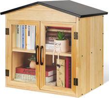 Outdoor Library Box Literature Exchange Box Outdoor Book Storage Little Wood Cab