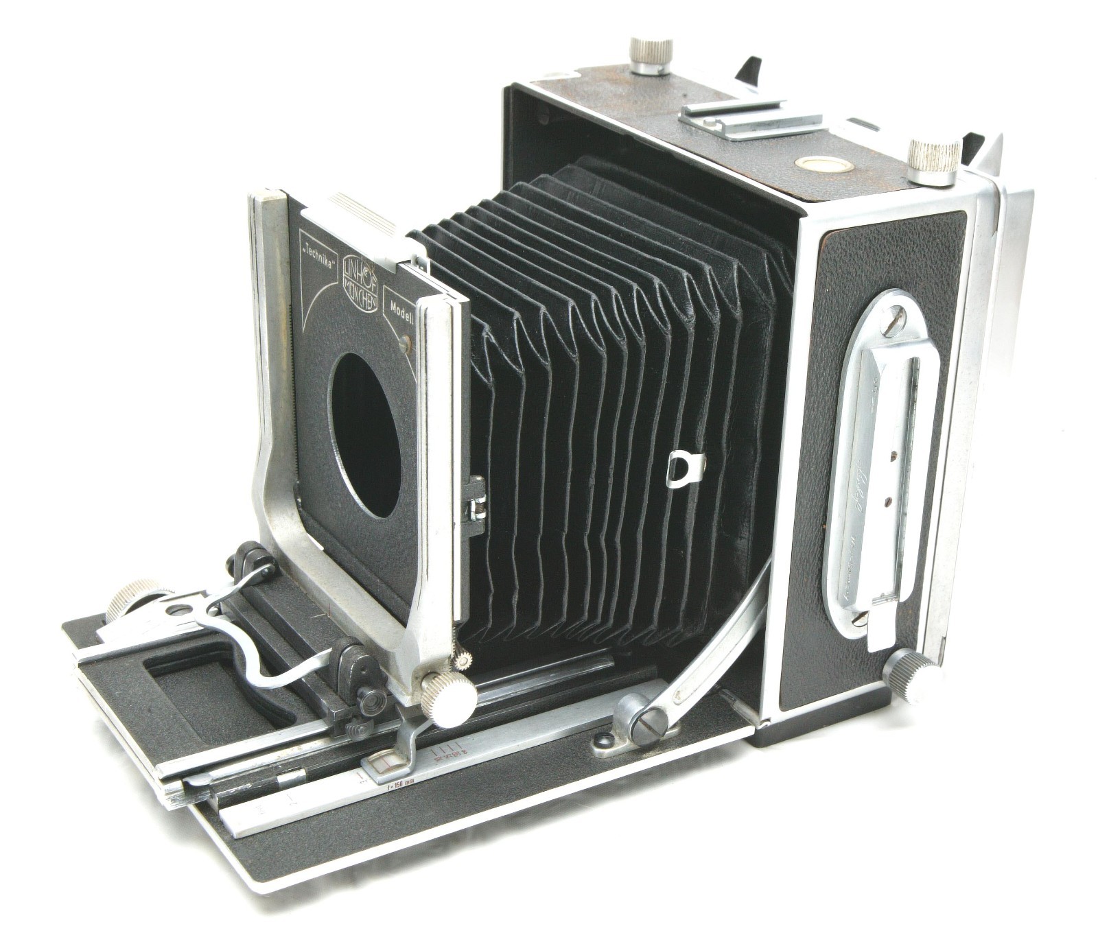 Vintage Linhof Technika III 4x5 Camera Body W/150mm Cam Grip