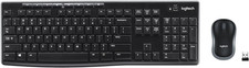 MK270 Wireless Keyboard and Mouse Combo 2.4 Ghz 8 Multimedia Keys Black