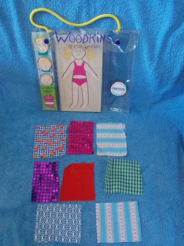1990'S Woodkins Single Deluxe Wooden Kirsty Girl Set Pamela Drake - Picture 2 of 6