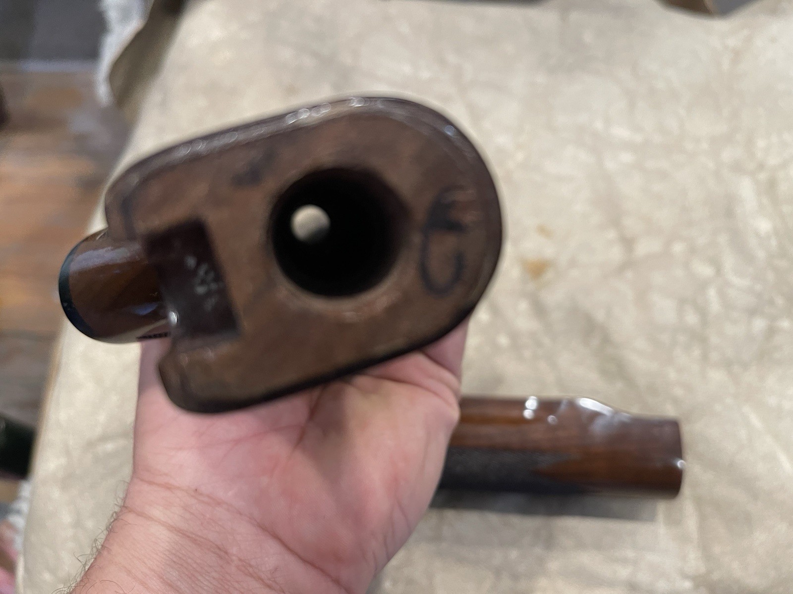 Remington 870 Wingmaster stock and forend set fancy Walnut 410 ga. New cond see