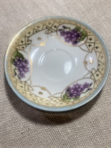 Adline China Hand Painted Trinket/Berry Dish Hand Painted Made In Occupied Japan