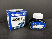 Genuine Pelikan 4001 Brilliant Blue-Black Fountain Pen Ink Made in Germany - NOS