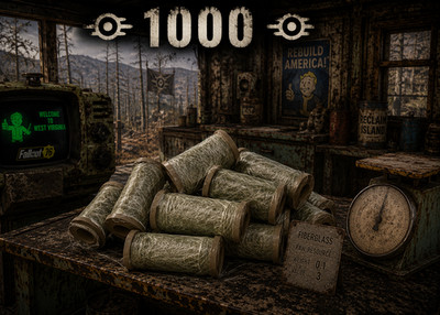 PS4 / PS5 Fallout 76 junk  x1,000 fiberglass