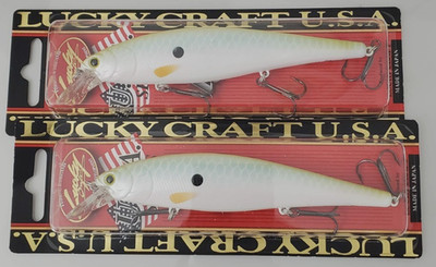 2 LUCKY CRAFT POINTER 128SP  GOLD RUSH