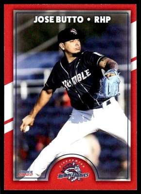 2022 Jose Butto Choice Minor League Rookie MiLB  Binghamton Rumble Ponies