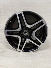 2013-2019 MERCEDES BENZ GL550 GLS550 AMG 21X10 MACHINED CHARCOAL WHEEL RIM OEM