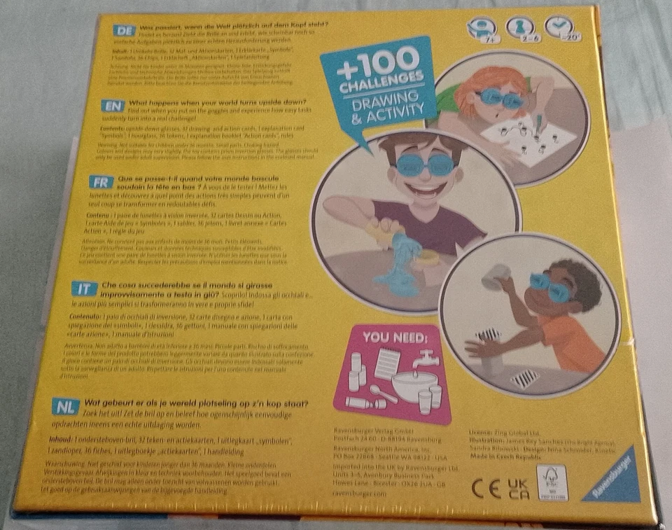 The Upside Down Challenge Game: By Ravensburger - Brand New & Sealed - Image 2 of 3