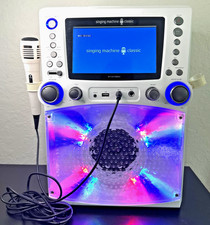 Singing Machine Karaoke with BlueTooth Voice Recording - ONLY ONE MIC/ Tested
