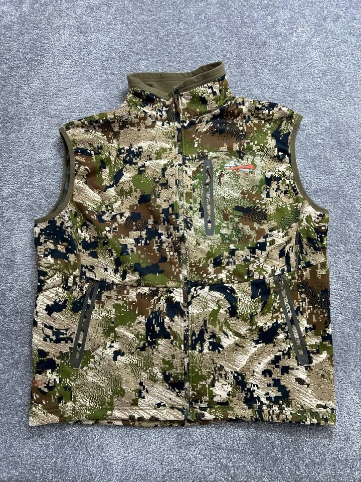 Sitka Gear Jetstream Optifade Subalpine Vest Mens XXL Multicolor Camouflage Logo - Image 2 of 4