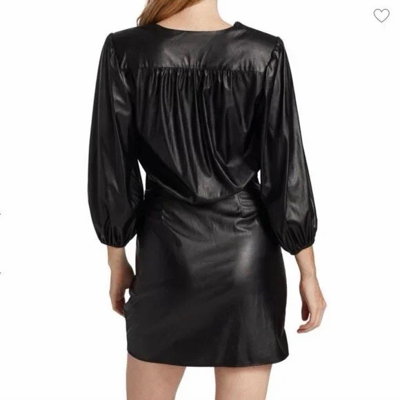 NWT RAMY BROOK Ines Faux Leather Dress thumbnail 2