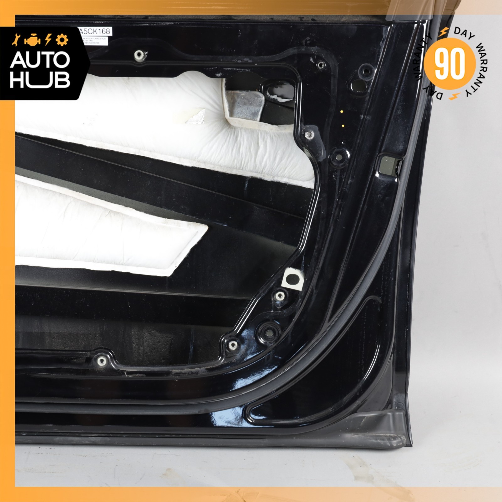 14-18 Bentley Flying Spur Front Right Passenger Side Door Shell Black OEM 40k