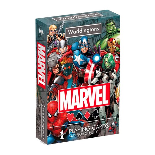 Waddingtons Novelty Playing Cards DC Marvel - Picture 5 of 6