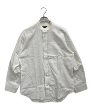 ISSEY MIYAKE          Stand Collar Wide Shirt white