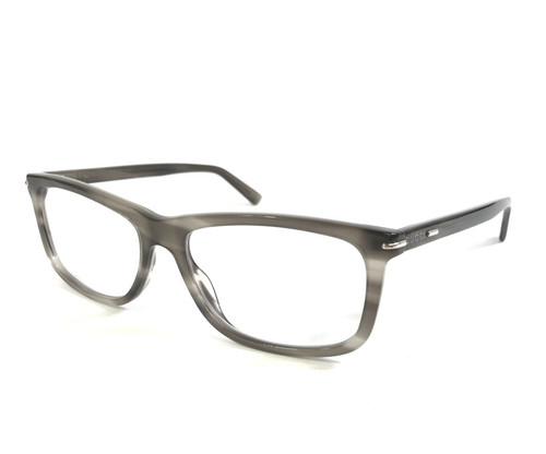 Gucci Eyeglasses Frames GG1447O 003 Grey Havana Rectangle Full Rim 57-17-145