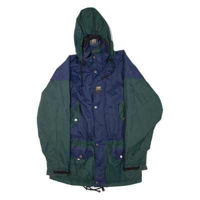 HELLY HANSEN Herren Workwear Jacke grün Nylon mit Kapuze M