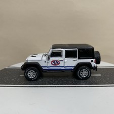 Greenlight STP 07-18 2015 Jeep Wrangler JK Unlimited 4-Door White/Black Top 1:64