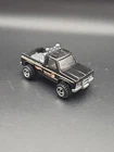 1977 Hot Wheels 70s Chevy Pickup Tony & Noah Construction Black Truck 2.75"