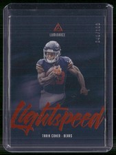 2019 Panini Luminance #LS3 Tarik Cohen Lightspeed Orange #/100