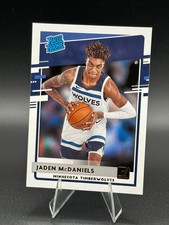 Jaden McDaniels 2020-21 Donruss Rated Rookie RC #239
