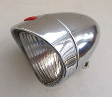 Vintage Union Chrom Fahrradlampe Dynamo Vorderlicht K10671 Original Oldtimer