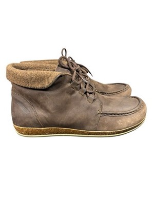 Stegmann Baden Womens Size 9 Brown Leather Wool Lined Lace Up Ankle Boots