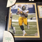 Jerome Bettis Pittsburgh Steelers 14 X 11 Matted Wall Plaque CRACKED GLASS — photo 2