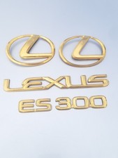 Lexus Es300 Gold Hood Trunk Emblems Insignia 1997 - 1999