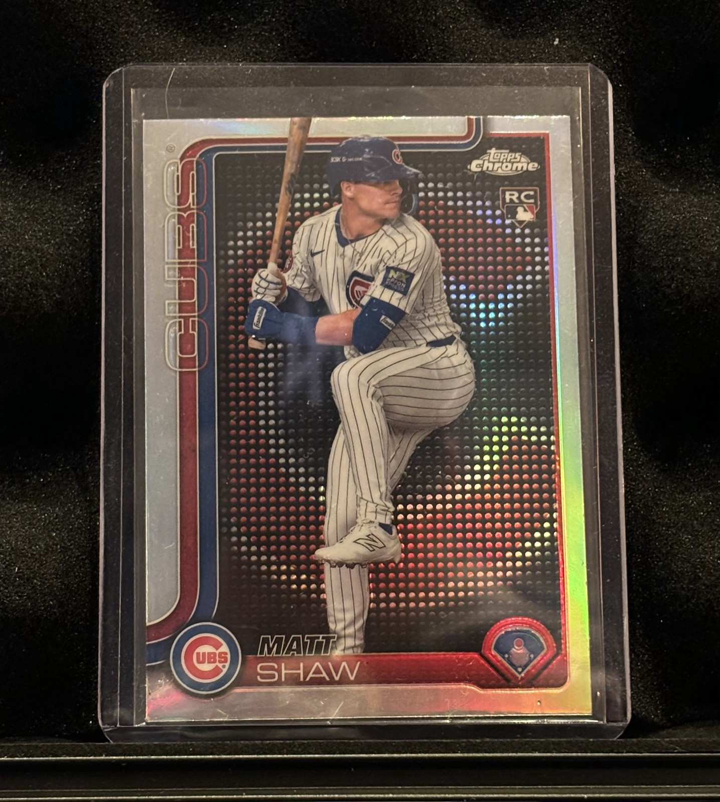 2025 Topps Chrome - Matt Shaw #219 Lightboard Logo Refractor (RC)