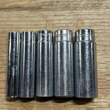 Snap-On tools 1/4 drive deep chrome stm16 stm14 stm12 stm11 stm10 Sockets